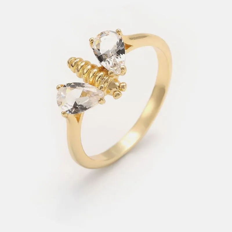 ফ্যাশন সুন্দর মৌমাছি পশু রিং