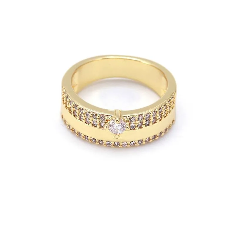 গোল্ড প্লেটেড এন্টিক ওয়েডিং রিং