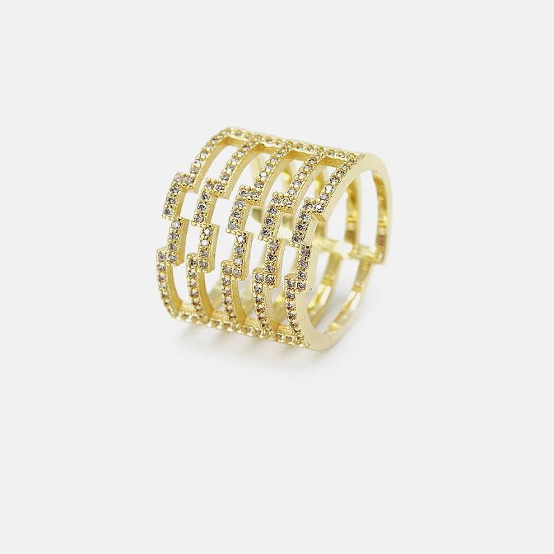 গোল্ড প্লেটেড বাটারফ্লাই অ্যানিমাল রিং