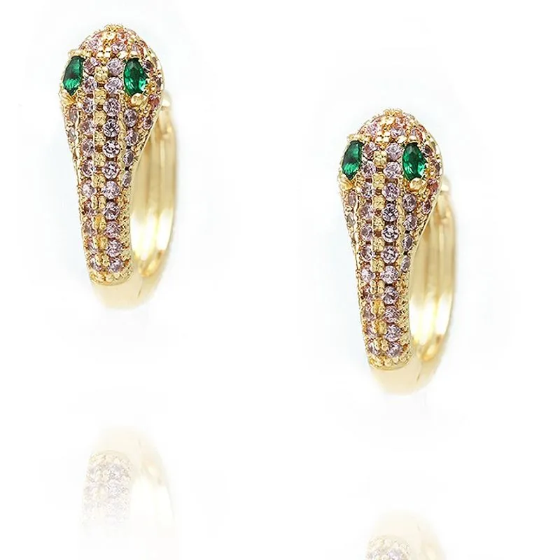 Huggie স্নেক পশু কানের দুল