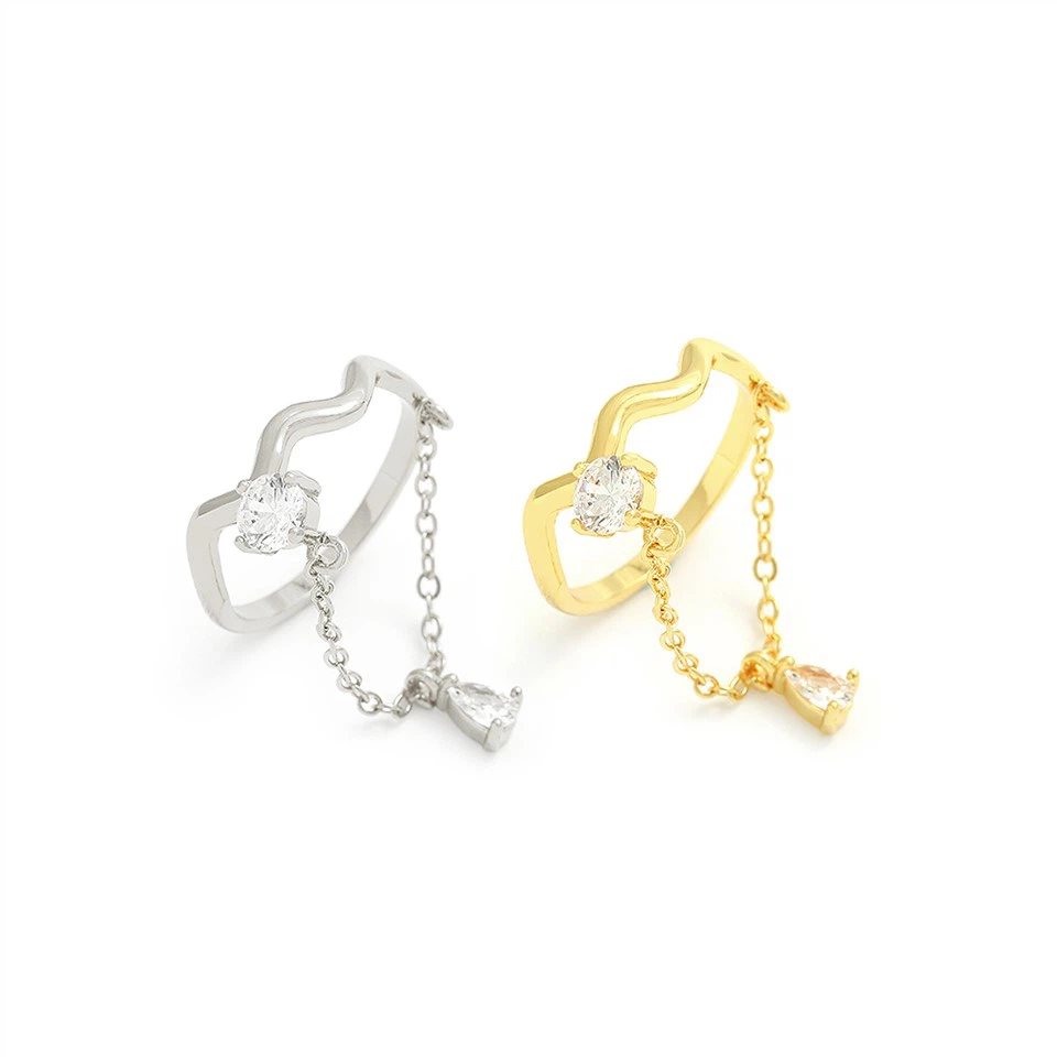 নতুন ফ্যাশন Cz রিং মহিলা