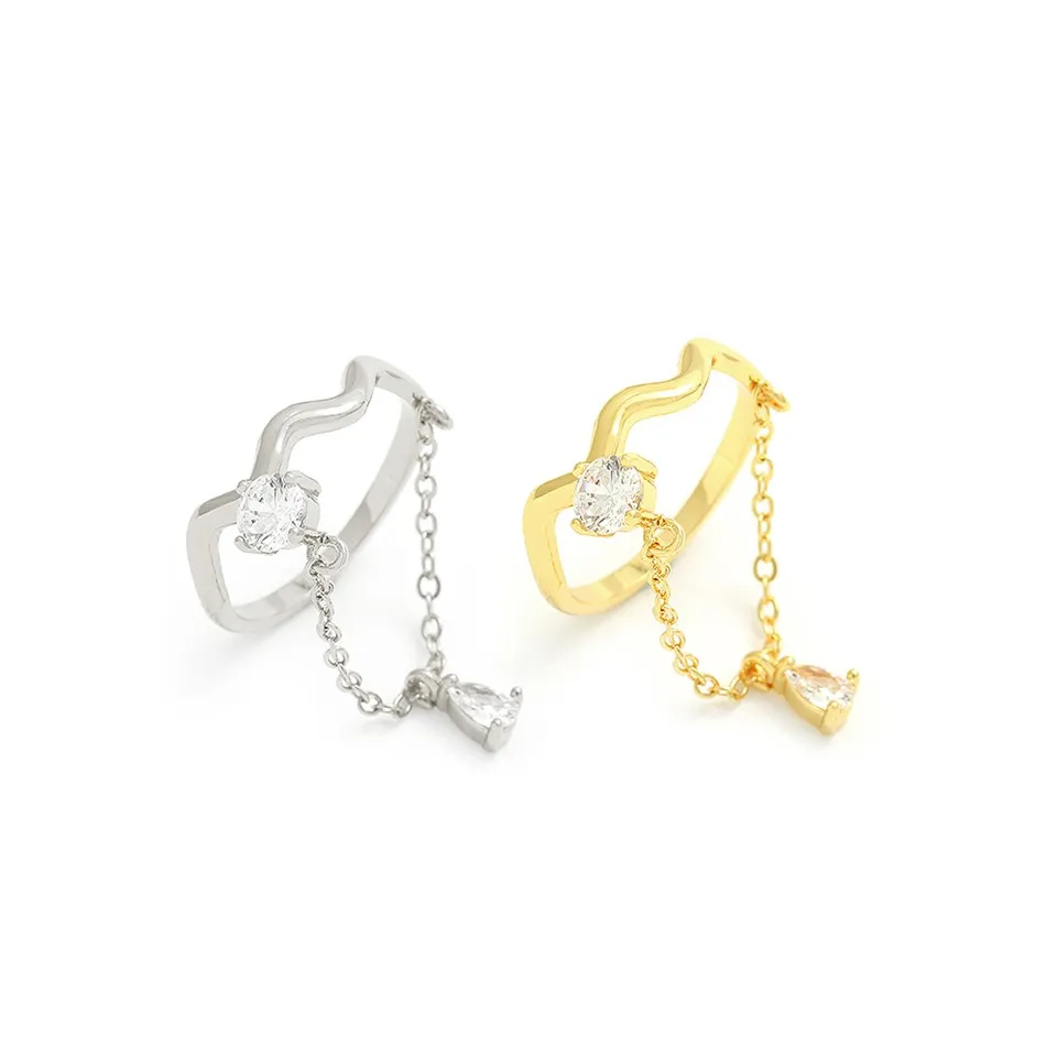 নতুন ফ্যাশন Cz রিং মহিলা