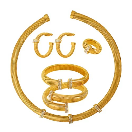 কানের দুল কলার গয়না সেট